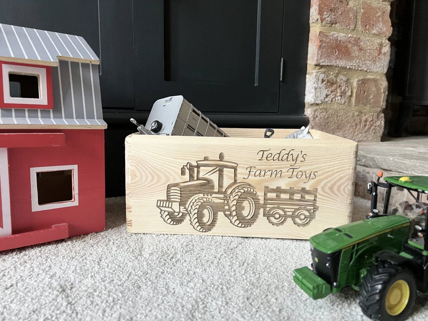 Tractor Toy Crate